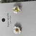 Kate Spade Jewelry | Kate Spade Earrings Flower Earrings White/Yellow | Color: White/Yellow | Size: Os