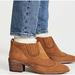 Madewell Shoes | Madewell The Grayson Brogue Chelsea Bootie J8292 Western Cut Suede Ankle Boots 8 | Color: Brown | Size: 8