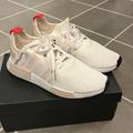 Adidas Shoes | Adidas Originals Nmd_r1 W G27938 Chalk White /Linen Women's Sneakers Shoes New | Color: White | Size: Various