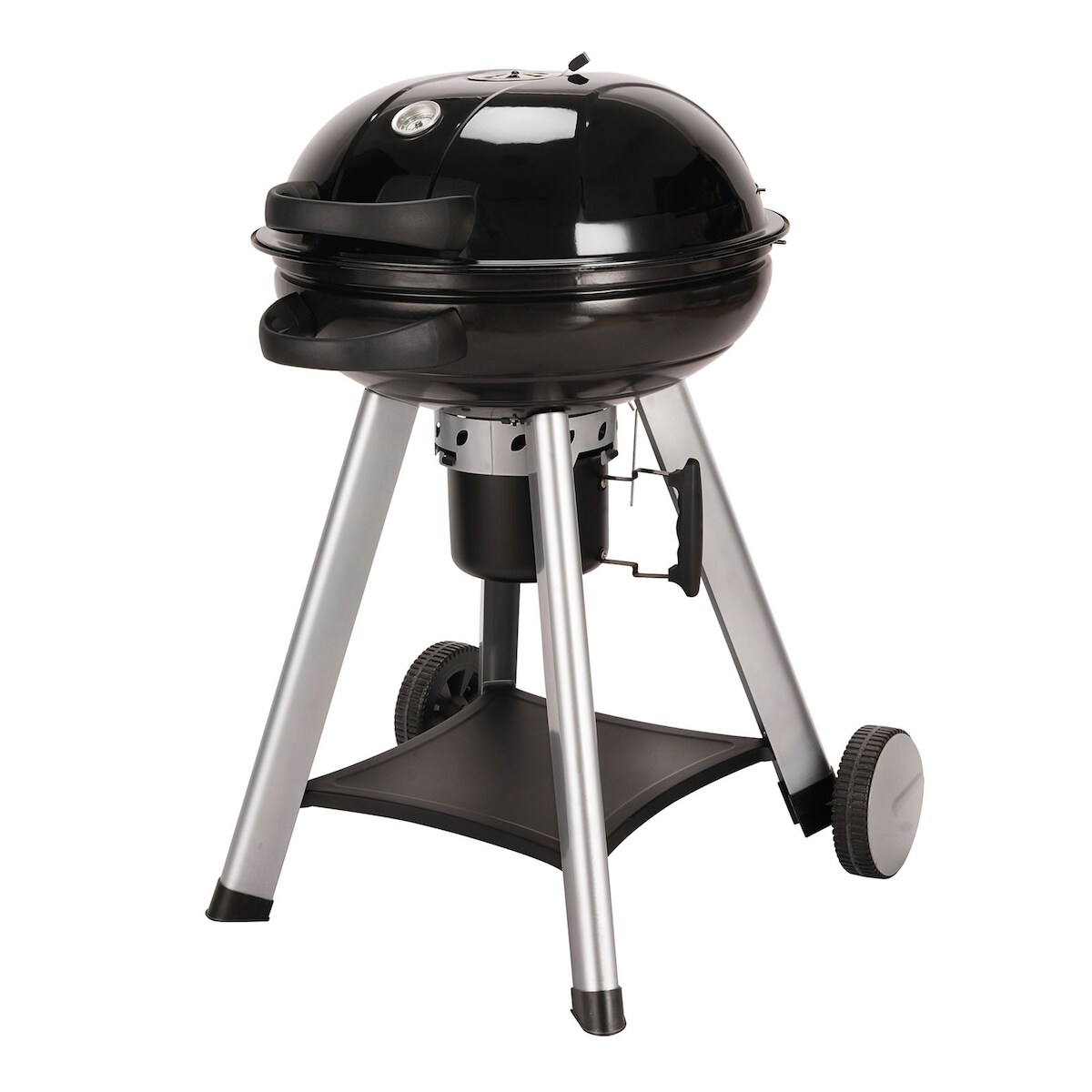 TAINO NEO Holzkohle-Kugelgrill mit klappbarem Deckel Kettle-Grill Ø 57cm Schwarz Image