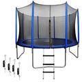 Dellonda 6ft Heavy Duty Outdoor Trampoline for Kids with Safety Enclosure Net - DL66
