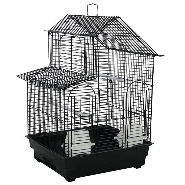 a-e-cage-company-house-top-cage-in-black,-16"-l-x-14"-w-x-23"-h,-8-lbs/
