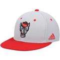 Men's adidas Gray NC State Wolfpack On-Field Baseball Fitted Hat