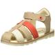 Kickers Nonosti Sandale, Beige Rot, 27 EU