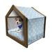 East Urban Home Wood Dog House Wood House in Brown | 22.44 H x 23.62 W x 17.72 D in | Wayfair 9032E1BD1C244E00ACDDDA8C9B17AE1F