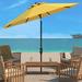 Beachcrest Home™ Market Umbrella Metal in Yellow | 98.82 H in | Wayfair 4EBC743FDEFE4914899E5382B3B1A281