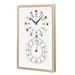 Bulova Regatta 10.5" Wall Clock Plastic in White | 11.65 H x 2.28 W x 17.2 D in | Wayfair C4890