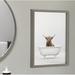 Trinx Highland Cow Solo Bathtub by Amy Peterson - Picture Frame Graphic Art on Glass Glass | 24 H x 18 W x 1.59 D in | Wayfair