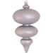 The Holiday Aisle® 15" (380mm) Ornament Commercial Grade Indoor Outdoor Moisture Resistant Shatterproof in Gray | 16 H x 9 W x 9 D in | Wayfair