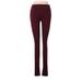 OFFLINE by Aerie Leggings: Burgundy Bottoms - Women's Size Medium