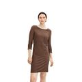 TOM TAILOR Denim Damen Kleid mit Streifen 1033612, 30606 - Grey Amber Structure Stripe, XL