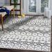 Beverly Rug Modern Bohemian Trellis Indoor Area Rug with Jute Backing for Living Room, Kitchen, Bedroom