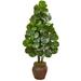 5' Fiddle Leaf Fig Artificial Tree in Decorative Planter