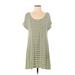 American Eagle Outfitters Casual Dress: Yellow Stripes Dresses - Women's Size Small