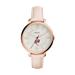 Women's Fossil Pink Western Kentucky Hilltoppers Jacqueline Date Blush Leather Watch