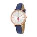 Women's Fossil Navy Houston Cougars Jacqueline Leather Watch