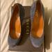 Gucci Shoes | Gucci Woman’s Gray Suede, High Heel, Size 9, Euro 39 Shoe. | Color: Gray | Size: 9