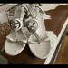 Gucci Shoes | Gucci Strappy Leather Heels | Color: White | Size: 7