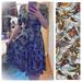 Lularoe Dresses | Beautiful Floral Lularoe Nicole Dress | Color: Blue | Size: M