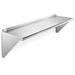Latitude Run® Mczell NSF Stainless Steel Wall-Mount Shelf by Latitude Run Metal | 18.5 H x 48 W x 14 D in | Wayfair