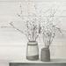 Red Barrel Studio® Pussy Willow Still Life Gray Pots Shiplap Canvas | 12 H x 12 W x 1.25 D in | Wayfair 9B26183AF0034422A55663D6BE6157DD