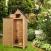 Single Door Wooden Garden Storage Shed