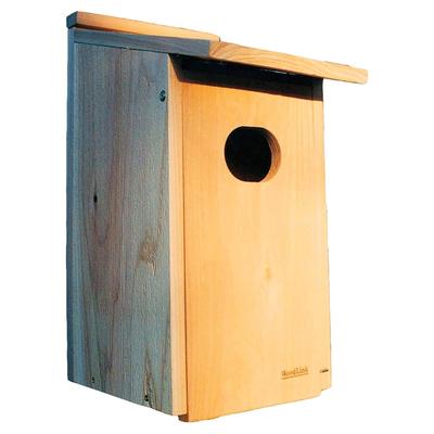 Woodlink WD1 Wood Duck Nesting House Box w/ 4x3 In Oval Entrance Hole - 12.90