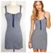 Free People Dresses | Free People Gingham Bodycon Mini Dress Small | Color: Blue/White | Size: S