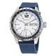 Nautica Men's Stainless Steel Quartz Silicone Strap, Blue, 22 Casual Watch (Model: NAPP39F08)