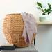 Bay Isle Home™ Likens Wicker Hyacinth Laundry Hamper Wicker/Rattan | 20.5 H x 18.5 W x 18.5 D in | Wayfair E571197AD54245269B98EABF7BA32EC9