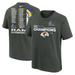 Youth Nike Anthracite Los Angeles Rams Super Bowl LVI Champions Roster T-Shirt