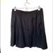J. Crew Skirts | Jcrew Pleated Wool Skirt Black | Color: Black | Size: 6p