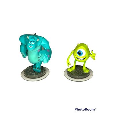 Disney Video Games & Consoles | Disney Infinity 1.0 Lot - Monsters University Inc - Sulley Mike Figures 2 Pcs | Color: Blue/Green | Size: Os