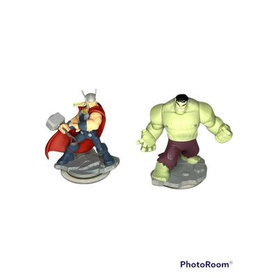 Disney Video Games & Consoles | Disney Infinity Lot Of 2 Thor And Hulk | Color: Green/Red | Size: Os