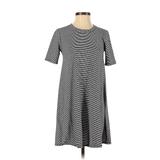 BCBGeneration Casual Dress - A-Line: Gray Print Dresses - Women's Size Small