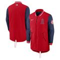 Men's Nike Red Los Angeles Angels Authentic Collection Dugout Performance Full-Zip Jacket