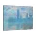 Red Barrel Studio® Houses Of Parliament, London by Claude Monet - Wrapped Canvas Print Canvas in Blue/Gray/Indigo | 20 H x 24 W x 1.5 D in | Wayfair