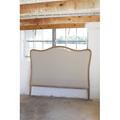 Pabst Panel Headboard Upholstered/Wood & Upholstered/Linen in White Laurel Foundry Modern Farmhouse® | 59 H x 62 W x 3 D in | Wayfair