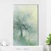 Red Barrel Studio® Subtle Tree I by Julia Purinton - Painting Canvas/Metal in Gray/Green/White | 40 H x 24 W x 1.5 D in | Wayfair