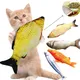 Jouet créatif pour chat Simulation de poisson 3d peluche douce Anti-morsure cataire à mâcher