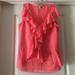 J. Crew Tops | Coral Silk J. Crew Top | Color: Red | Size: 4