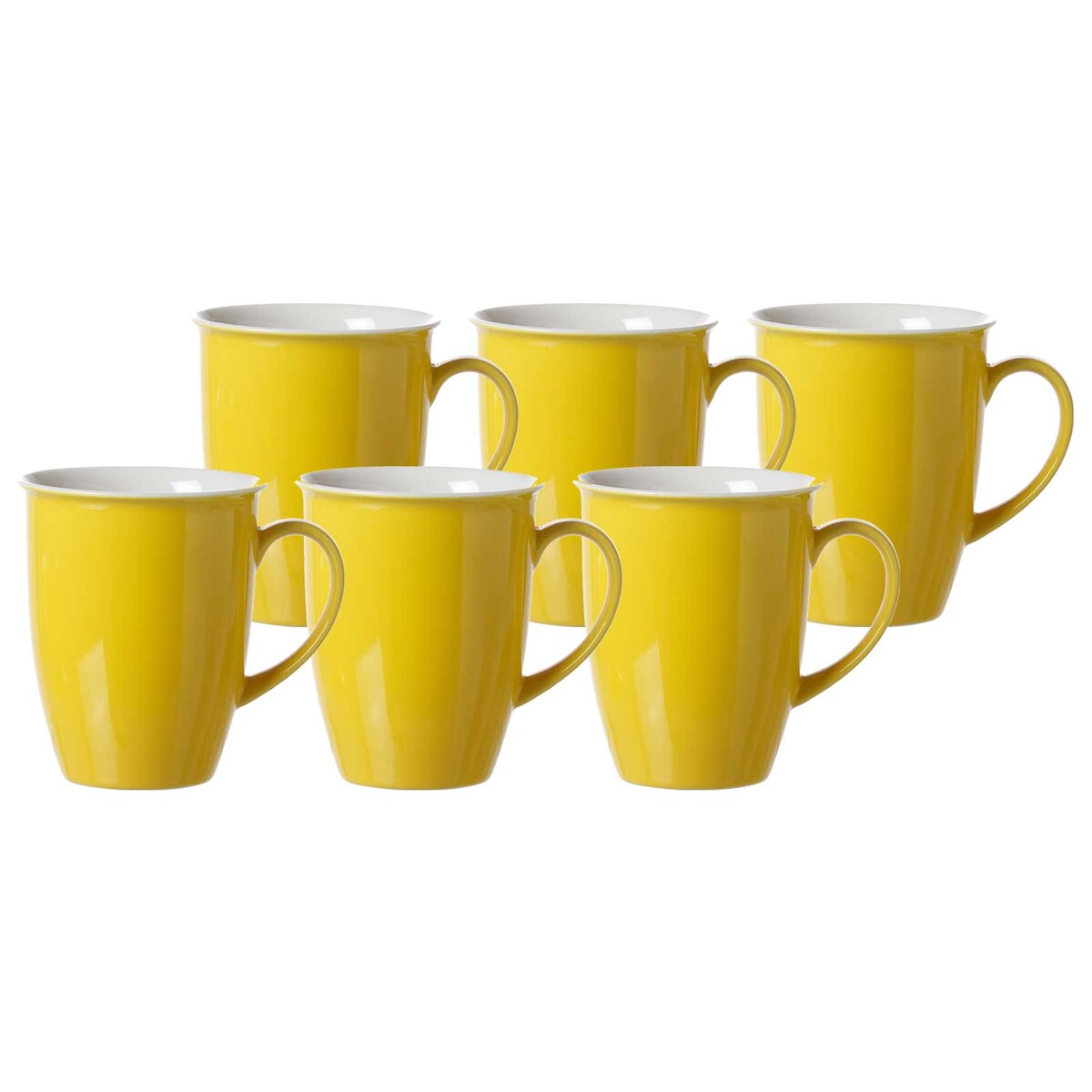 Ritzenhoff & Breker DOPPIO Kaffeebecher 320 ml Gelb 6er Set