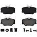 1987 Mercedes 300TD Front Brake Pad Set - API