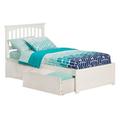 Harriet Bee Shiloh Solid Wood Storage Platform Bed w/ Footboard & Under Bed Drawers Wood in White | 41.375 H x 43.62 W in | Wayfair