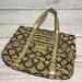 Coach Bags | Coach Canvas Tote Bag | Color: Gold/Tan | Size: Os