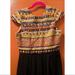 Free People Dresses | Free People ~Maxi Color-Studded Dress (Nwt) | Color: Black/Orange | Size: M