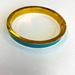 Kate Spade Jewelry | Kate Spade Turquoise And Gold Bangle Bracelet | Color: Blue/Gold | Size: Os