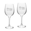 College of New Jersey Lions 16oz. 2-Piece Traditional White Wine Glass Set