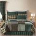 Pine Grove Patchwork Quilt Pine Green, King, Pine Green