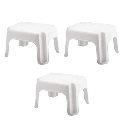 Rubbermaid Durable Plastic Roughneck Step Stool w/ 300-LB Capacity (3 Pack) - 4